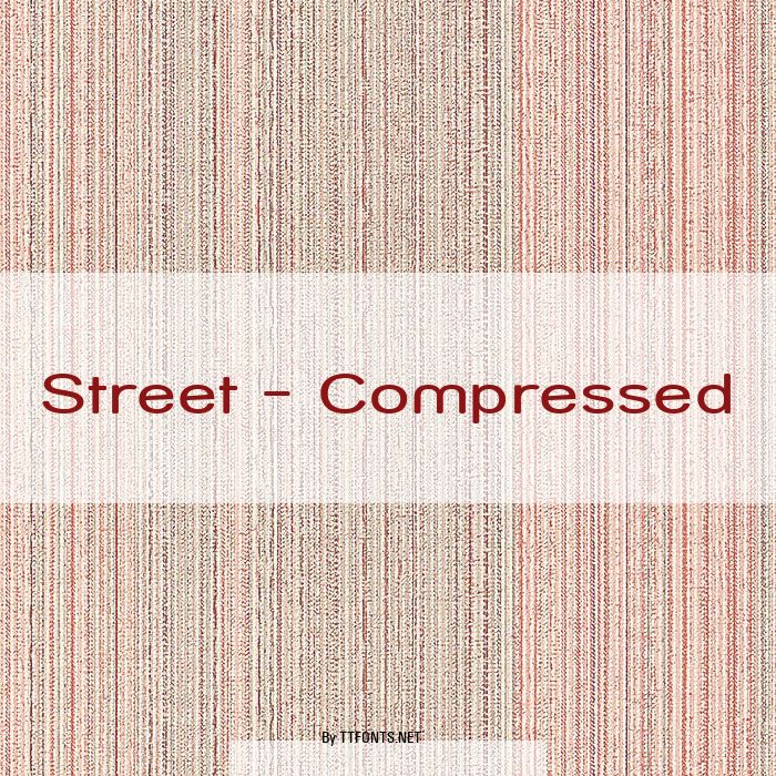 Street - Compressed example